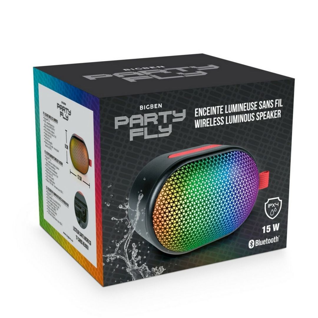 Bigben Interactive Party Fly Bluetooth Speaker Black