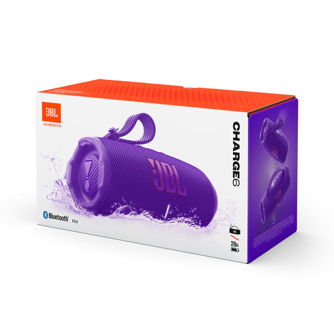 JBL Charge 6 Bluetooth Speaker Purple