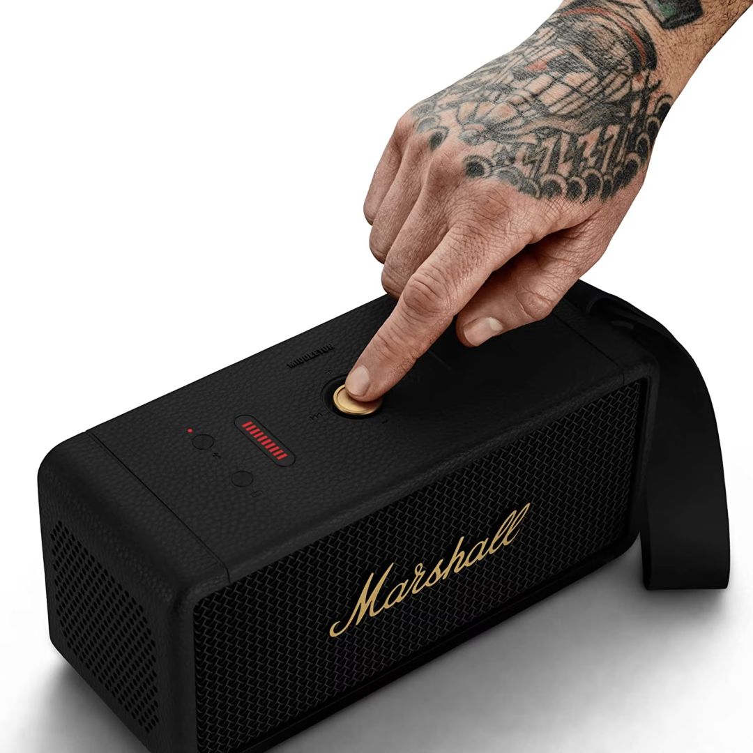 Marshall Middleton Bluetooth Speaker Black/Brass