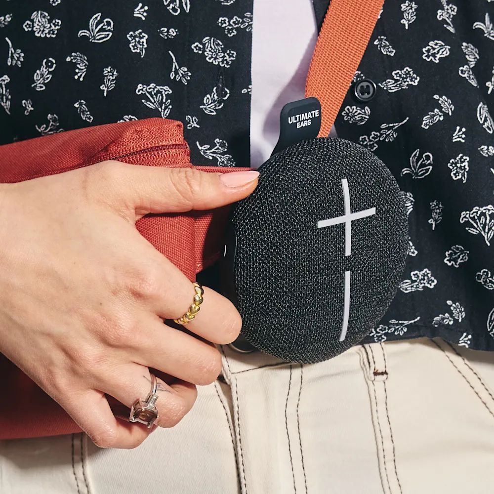 Ultimate Ears Miniroll Bluetooth Speaker Gentle Black