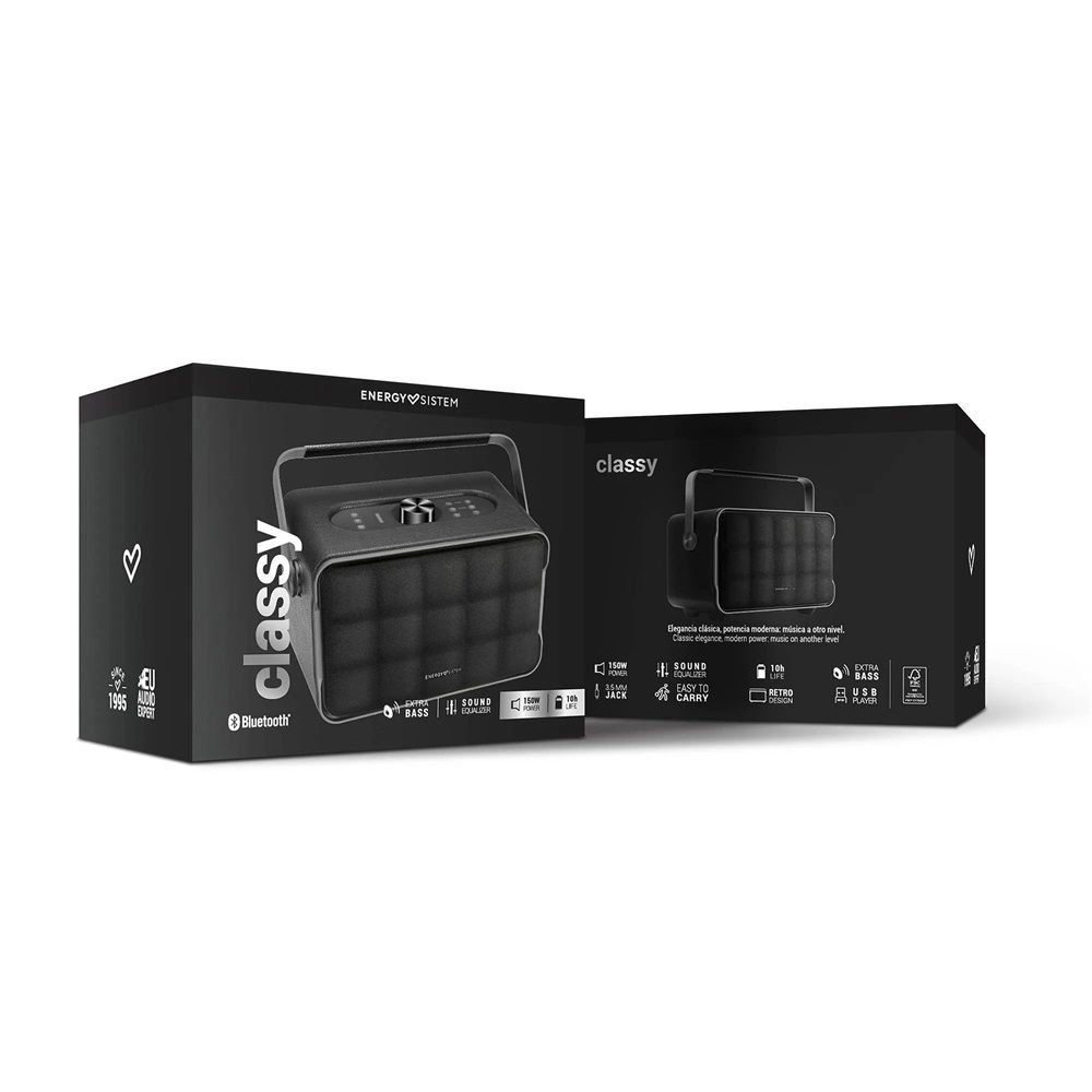 Energy Sistem Classy Bluetooth Speaker Black