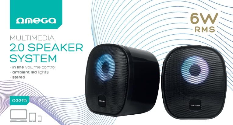 Platinet Omega OGG115 RGB Bluetooth Speaker Black