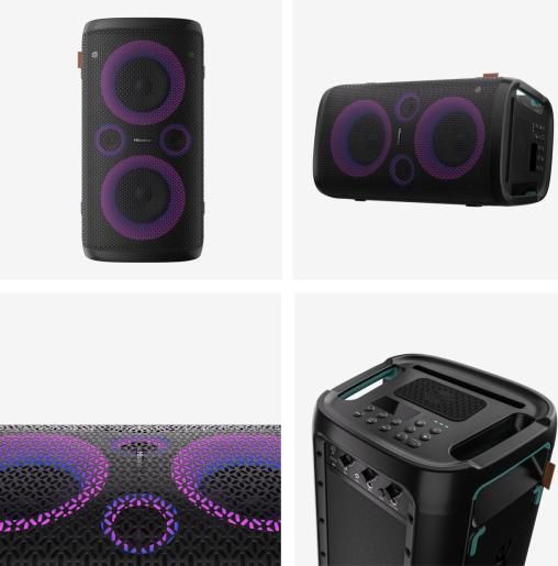 Hisense Party Storm 300W Bluetooth Speaker Black