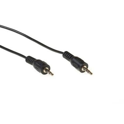 ACT Audio connection cable 1x 3,5 mmm jack male to 1x 3.5mm stereo jack male 5m Black