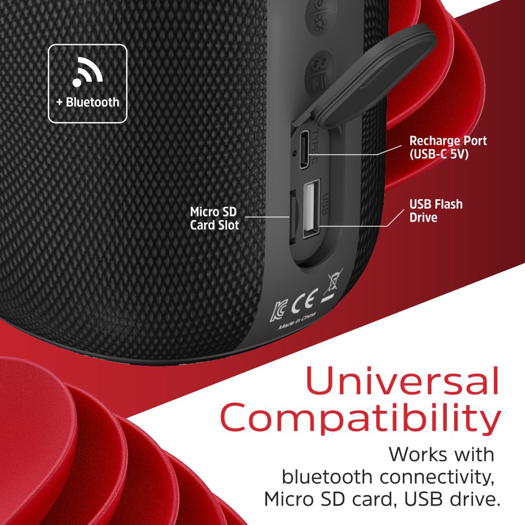 Energizer BTS081 Bluetooth Speaker with PowerBank Black