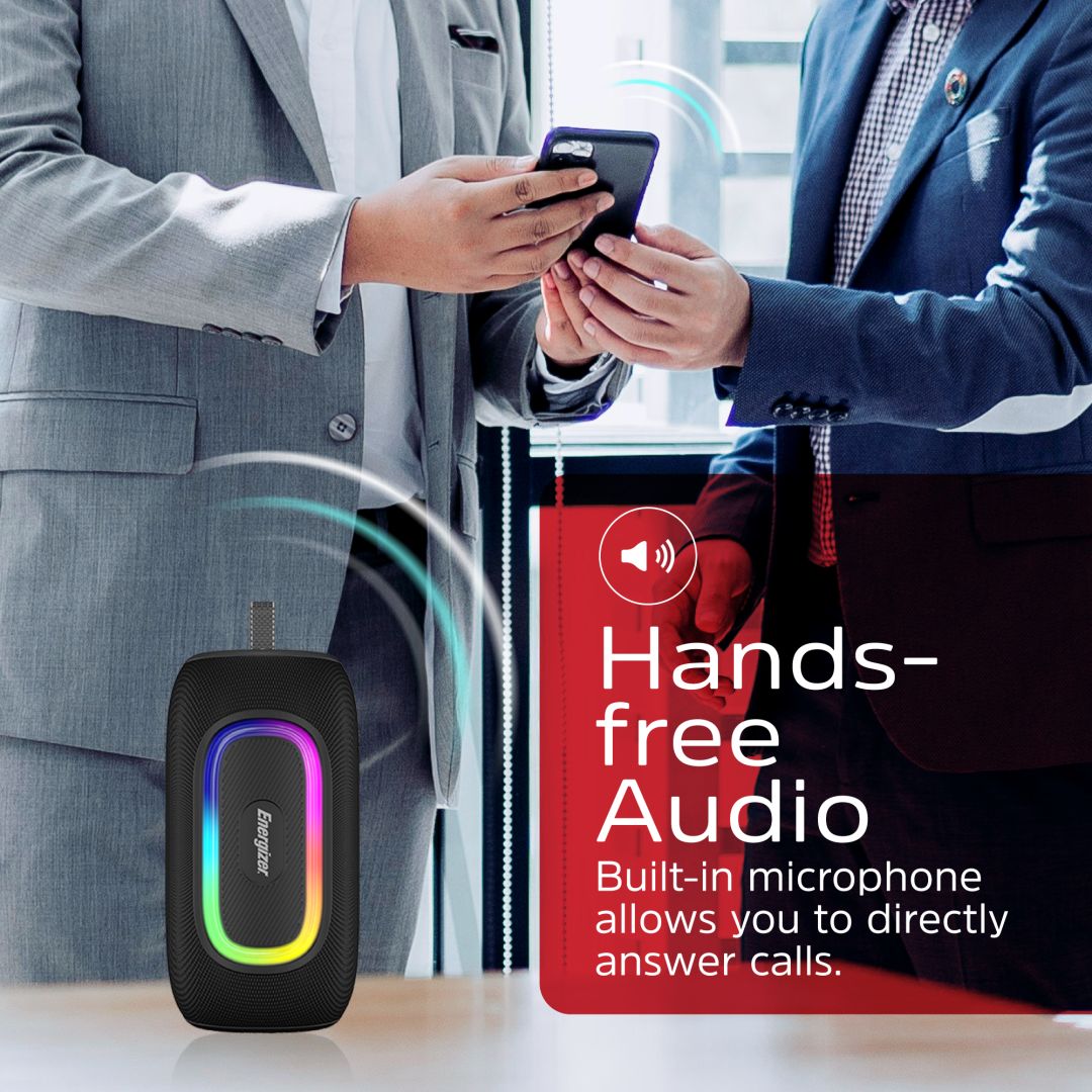 Energizer BTS163 Bluetooth Speaker with PowerBank Black