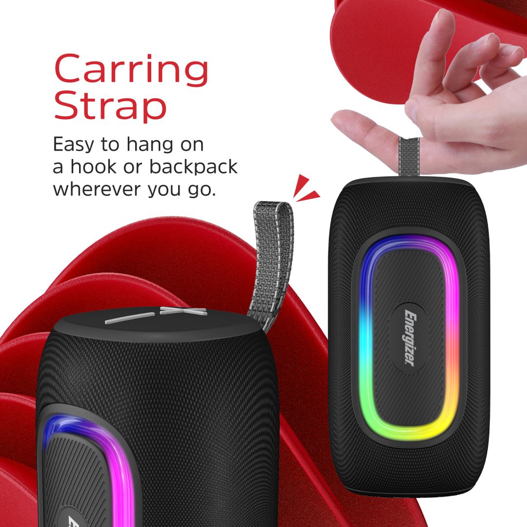 Energizer BTS163 Bluetooth Speaker with PowerBank Black