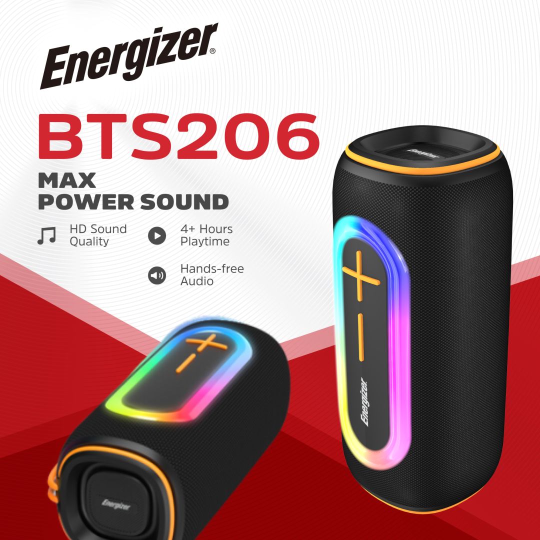 Energizer BTS206 Bluetooth Speaker with PowerBank Black