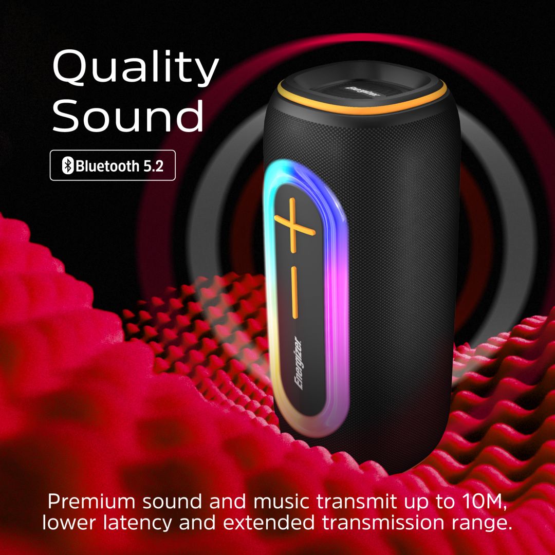 Energizer BTS206 Bluetooth Speaker with PowerBank Black