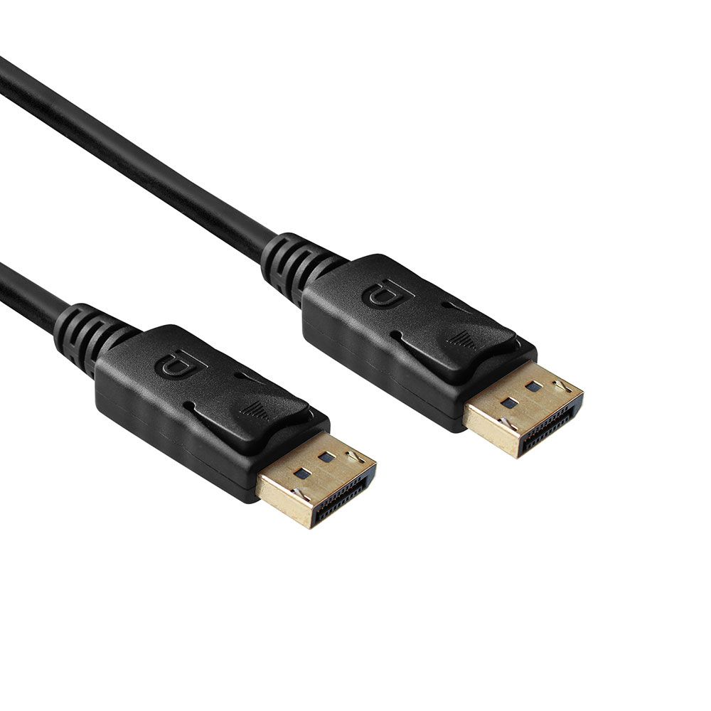 ACT DisplayPort 1.4 cable 8K male to male 3m Black