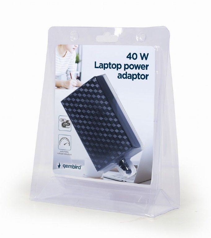 Gembird NPA-AC3 9,5-20V / 3,3A 40W univerzális hálózati notebook töltő