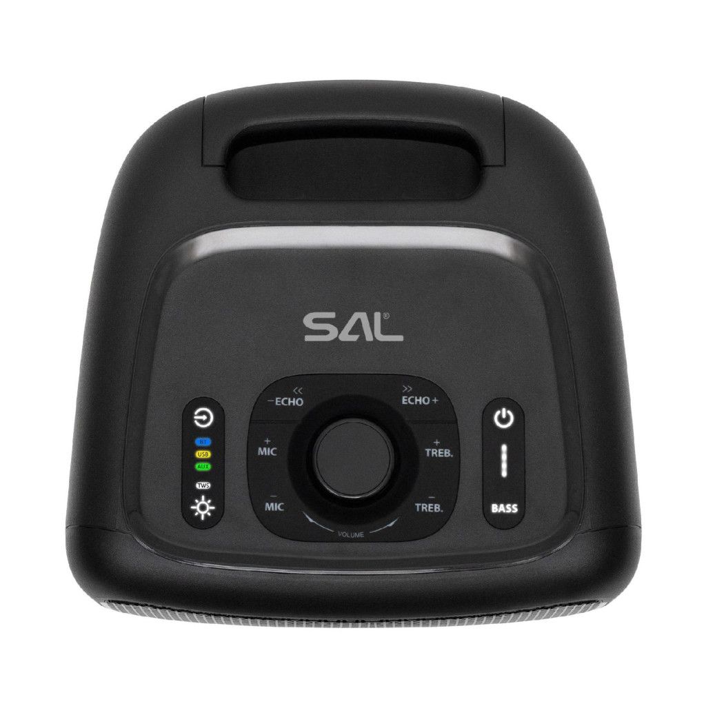 SAL BTCUBE hordozható Boombox Black