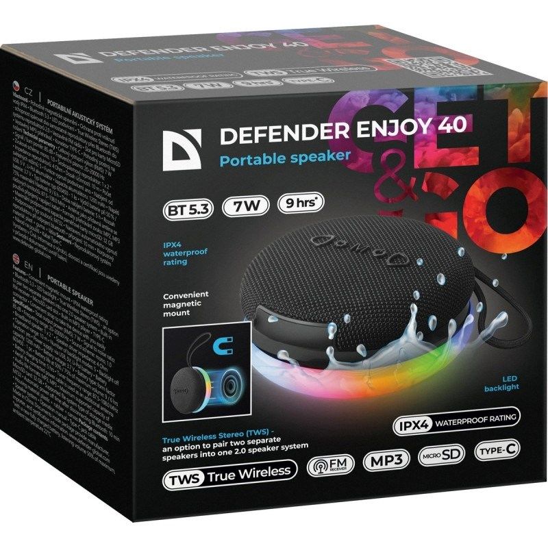 Defender Enjoy 40 Bluetooth Speaker Black
