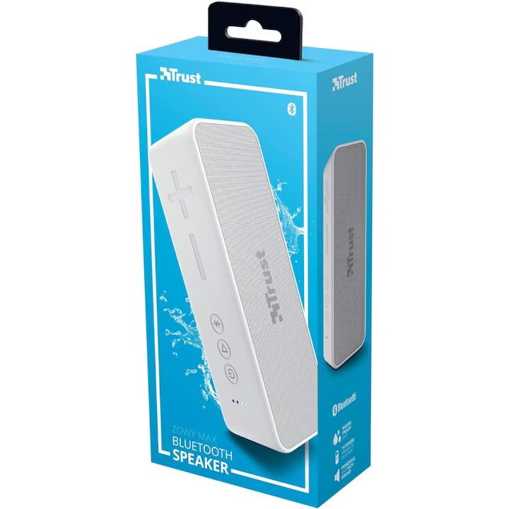 Trust Zowy Max Stylish Bluetooth Speaker White