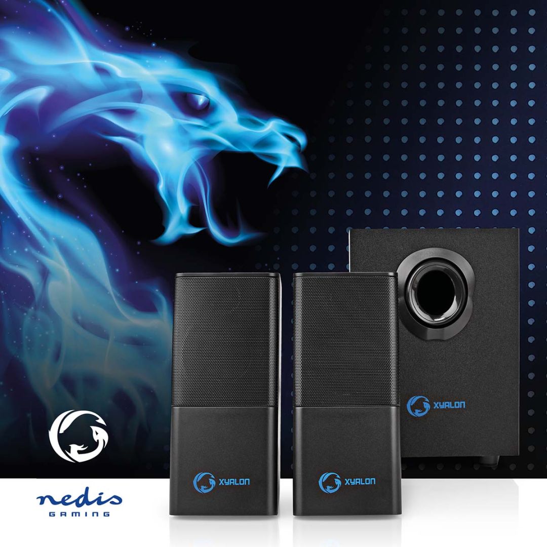 Nedis GSPR10021BK Gaming Speaker Black