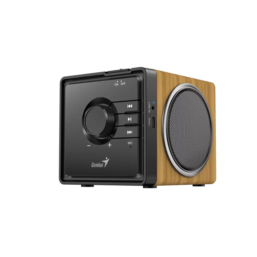 Genius SP-916BT Bluetooth Speaker Pine Wood