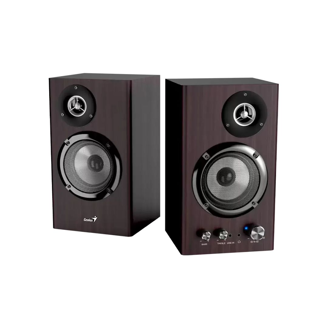 Genius SP-HF1812BT Bluetooth Speaker Dark Brown