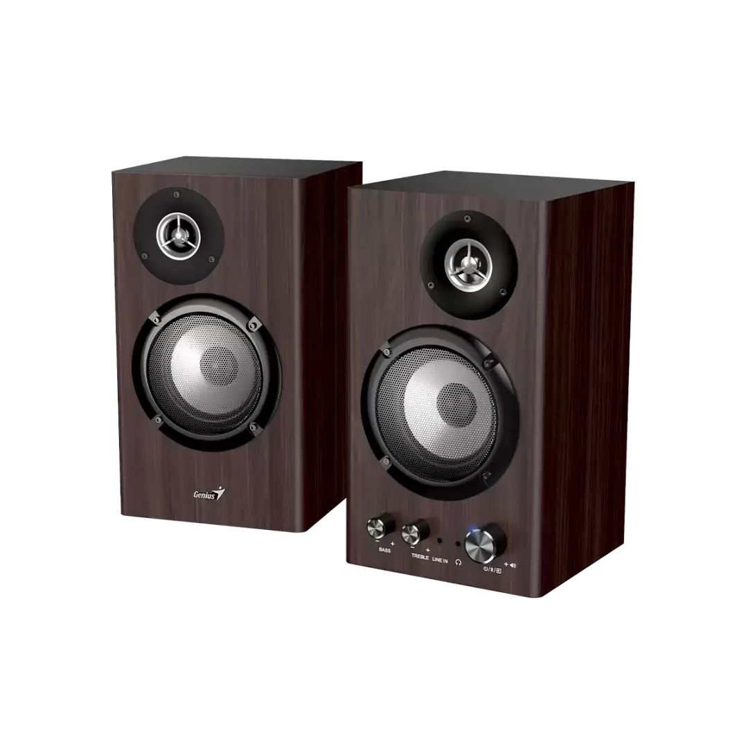 Genius SP-HF1812BT Bluetooth Speaker Dark Brown