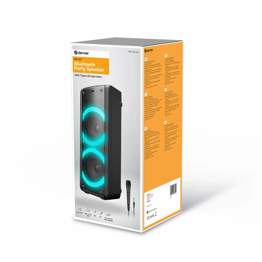 Denver BPS-352 Bluetooth Party Speaker