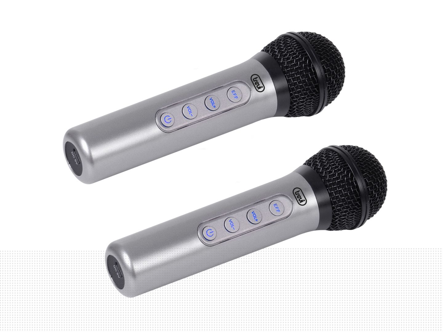 Trevi EM 415 R Wireless Microphone Silver/Black 2db/csomag
