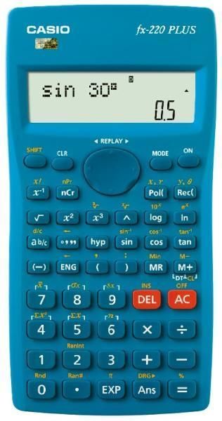 Casio FX-220 Plus Tudományos számológép Cyan