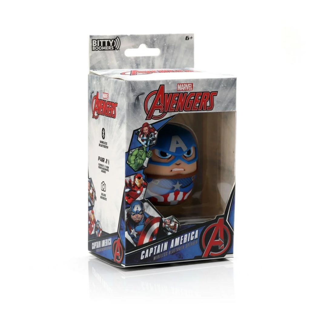 Bitty Boomers Captain America Portable Speaker Blue