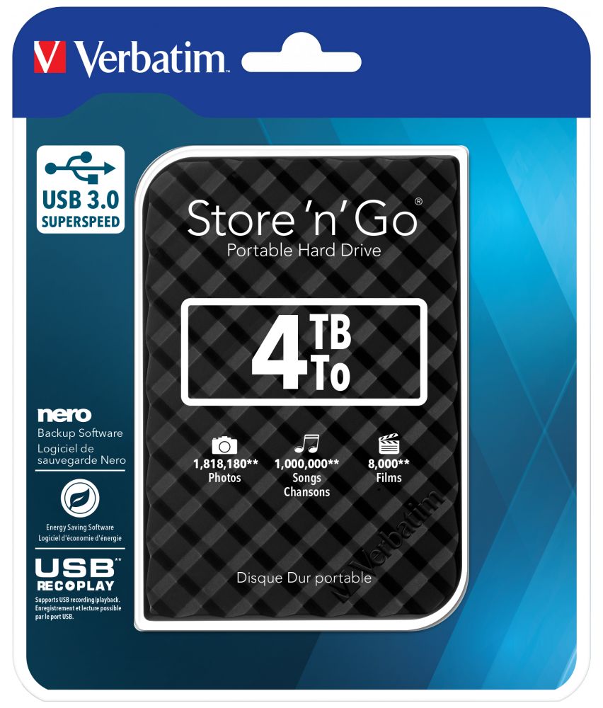 Verbatim 4TB 2,5