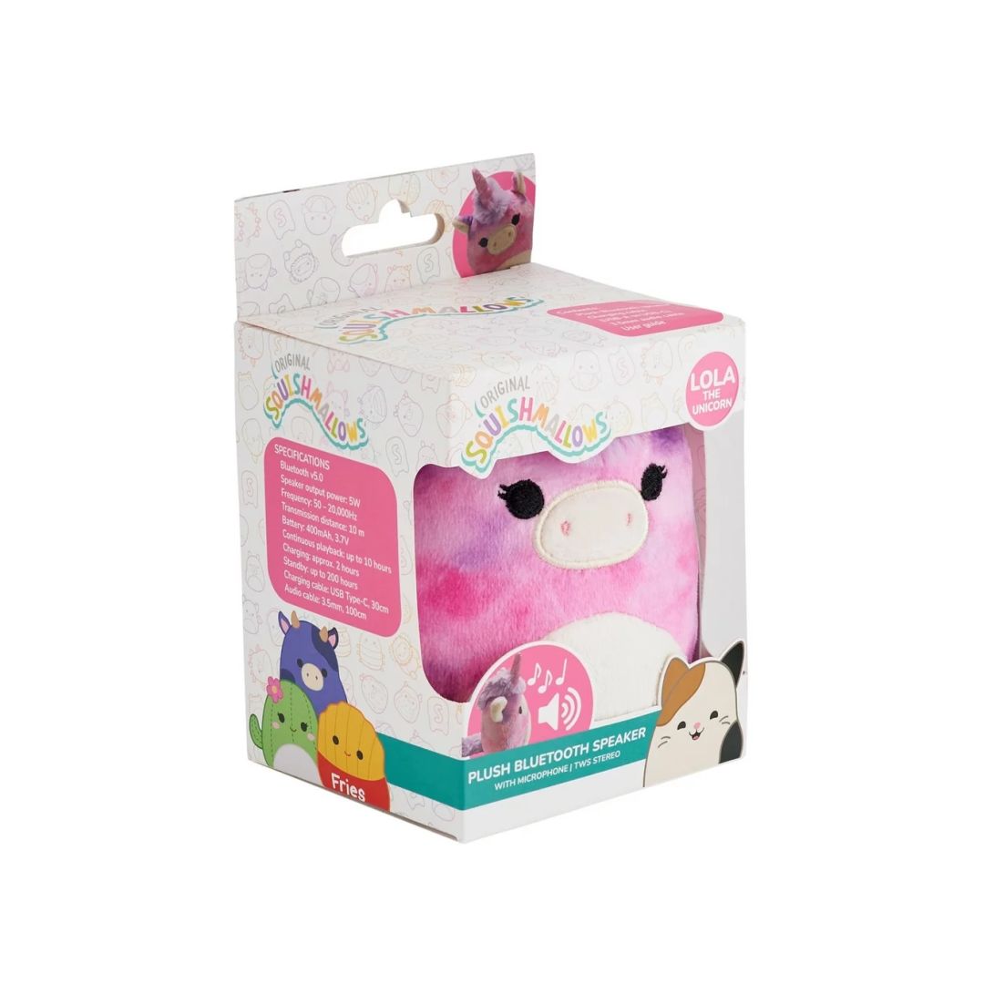 Lazer Built  Squishmallows Lola Portable Bluetooth Speaker