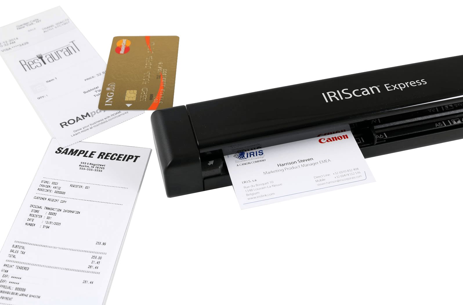 IRIS Can Express 4 Mobilszkenner Black