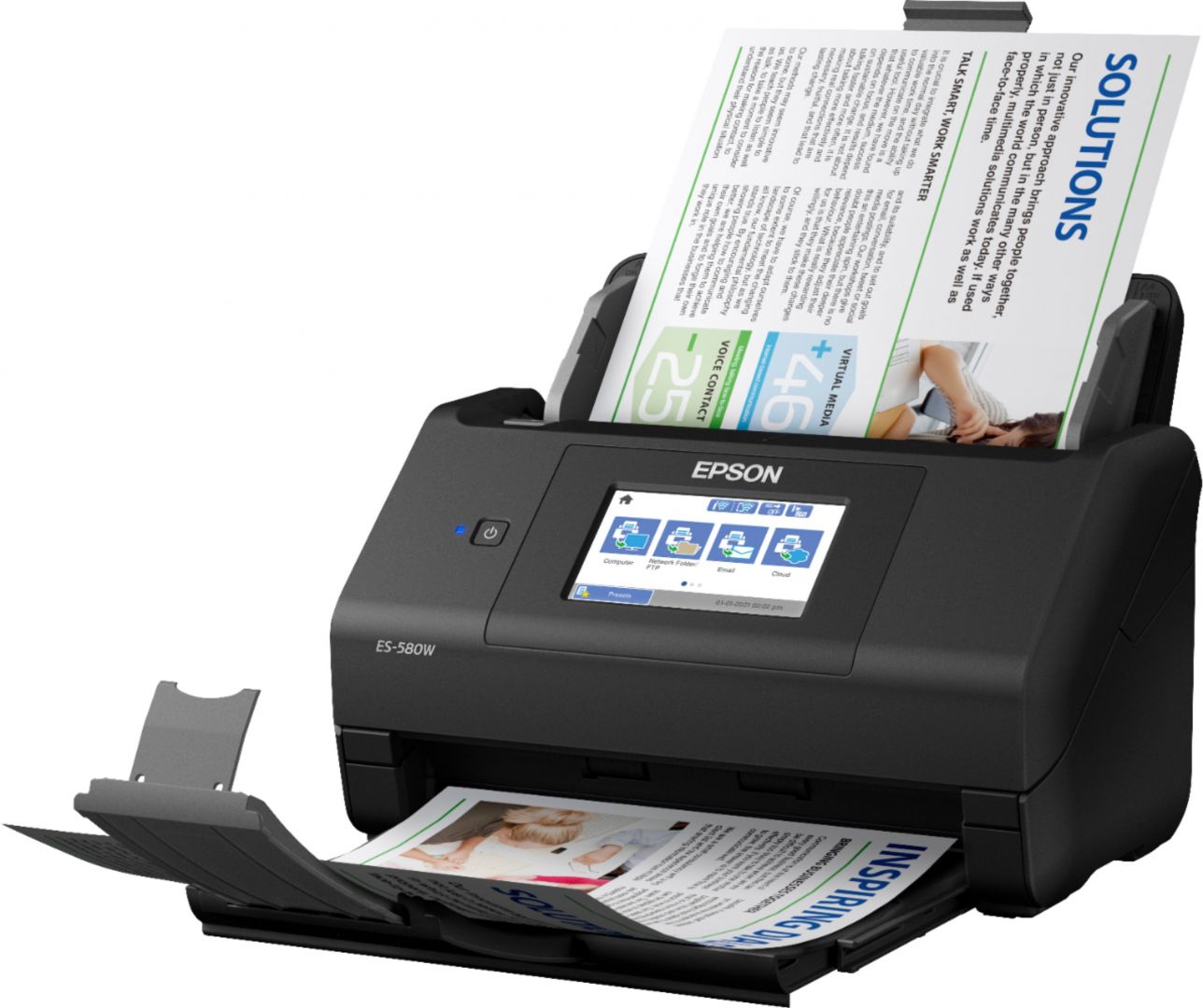Epson WorkForce ES-580W Lapadagolós Szkenner Black