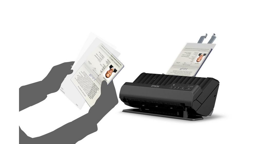 Epson WorkForce ES-C320W Lapáthúzós Szkenner Black