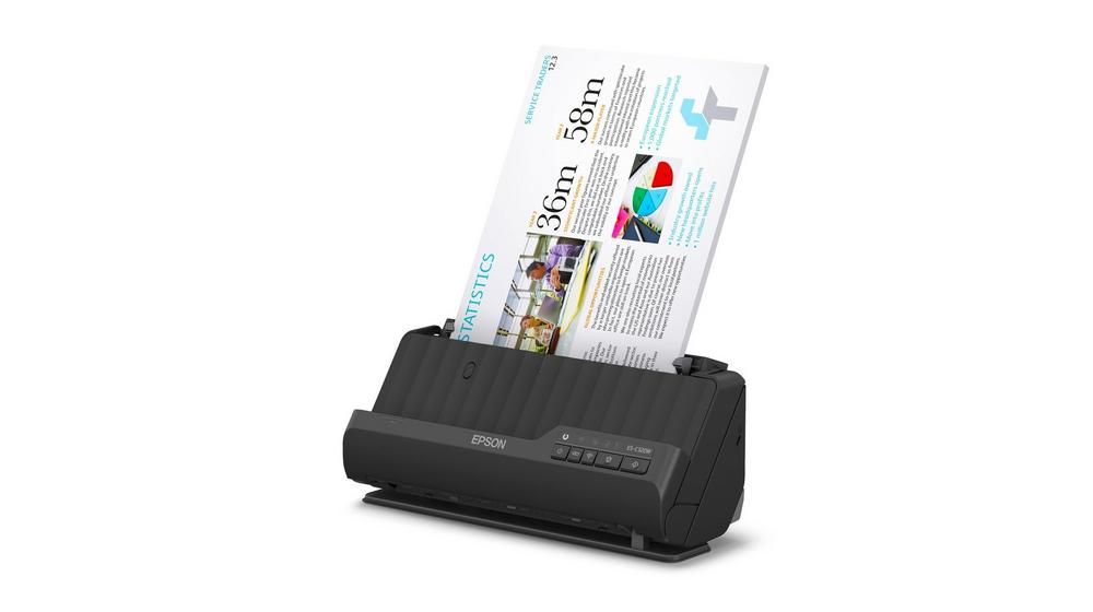Epson WorkForce ES-C320W Lapáthúzós Szkenner Black