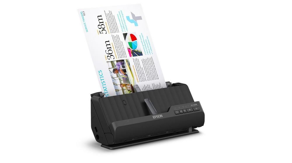 Epson WorkForce ES-C320W Lapáthúzós Szkenner Black