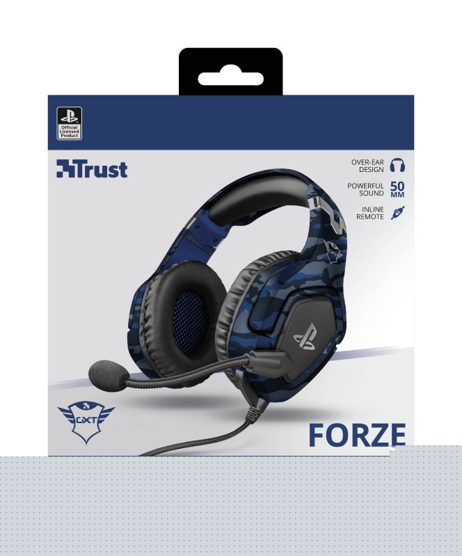 Trust GXT 488 Forze-B PS4 Gaming Headset Blue