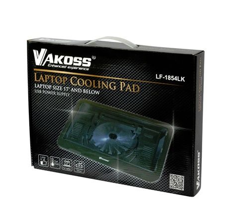 Vakoss LF-1854LK Notebook hűtő Black