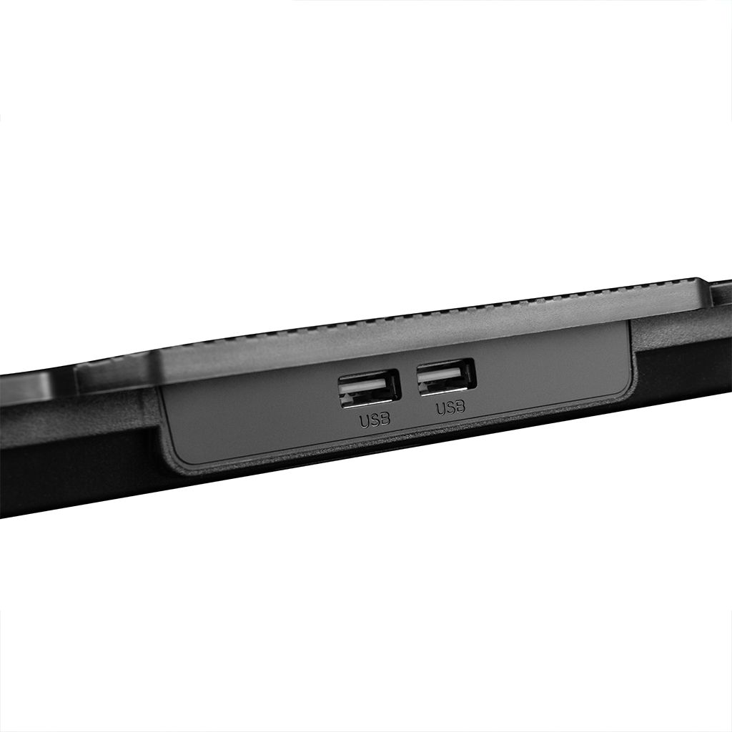 Modecom CF21 RGB Silent Notebook Hűtő Black