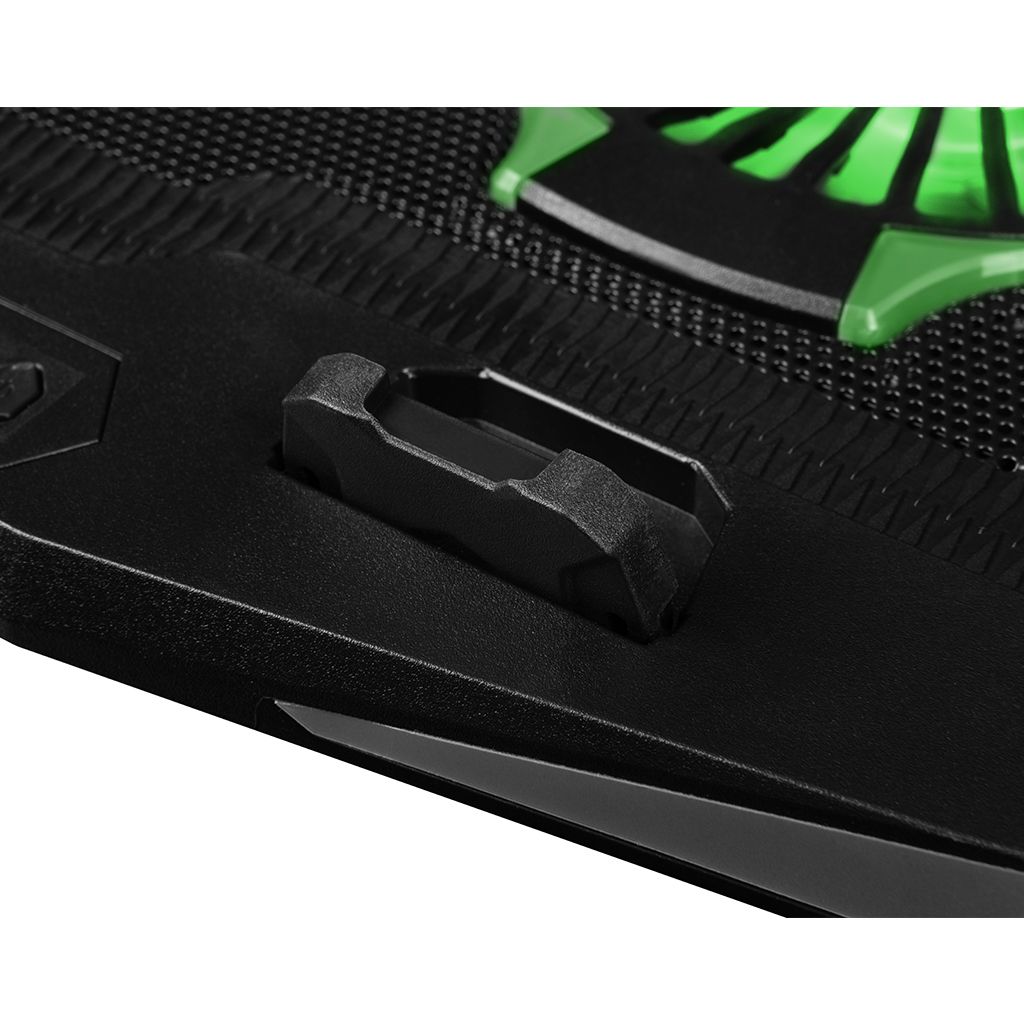 Modecom CF21 RGB Silent Notebook Hűtő Black