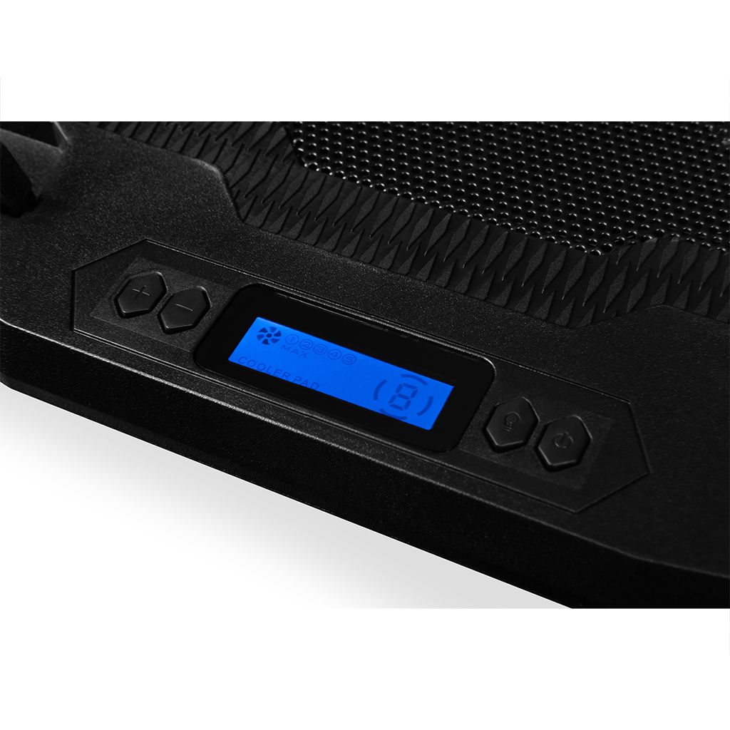 Modecom CF21 RGB Silent Notebook Hűtő Black
