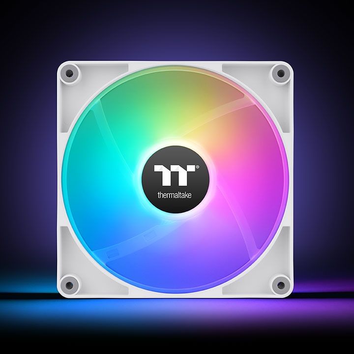 Thermaltake CT140 Reverse ARGB Sync PC Cooling Fan White (2-Fan Pack)