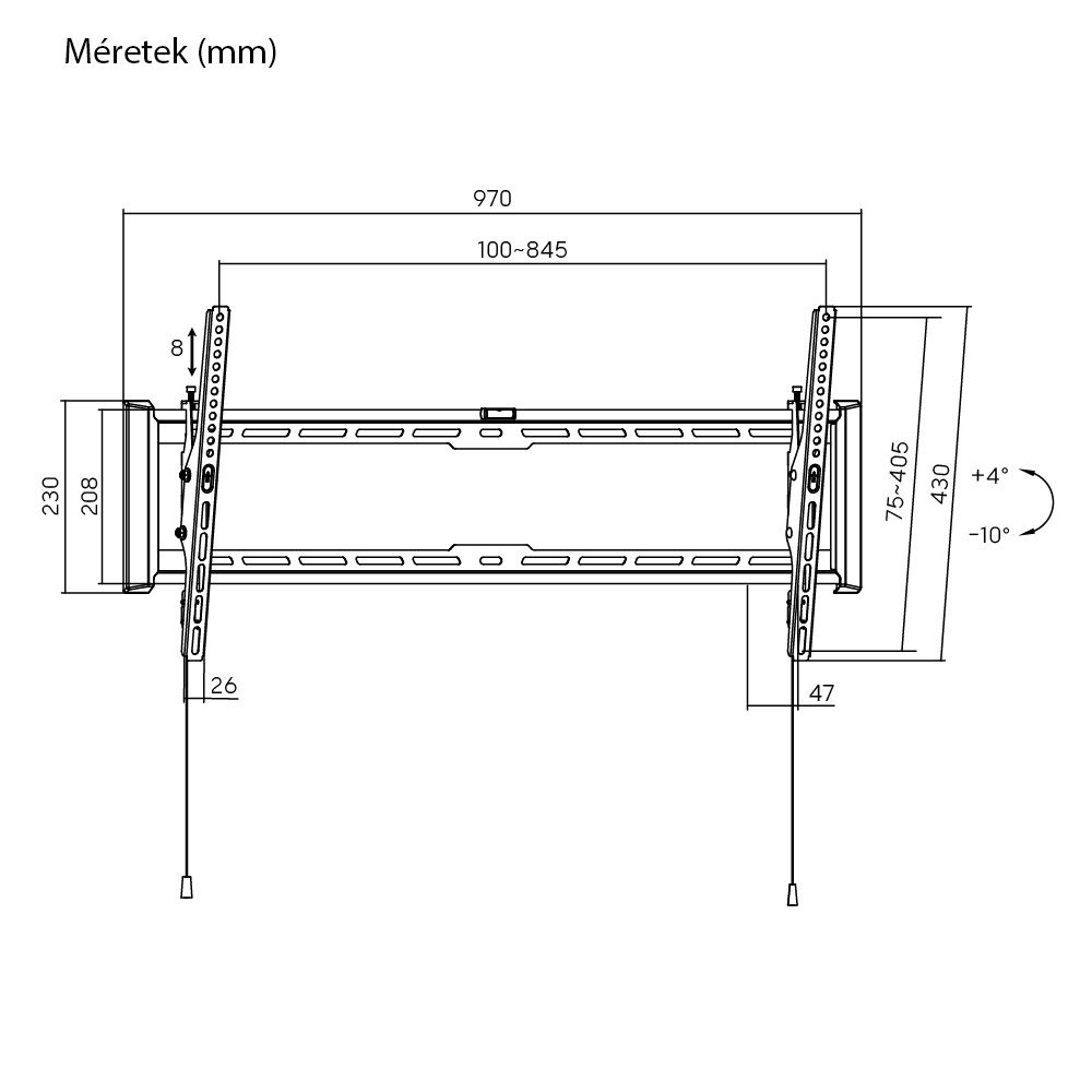Stansson WM-4390-4 TV Wall mount 43
