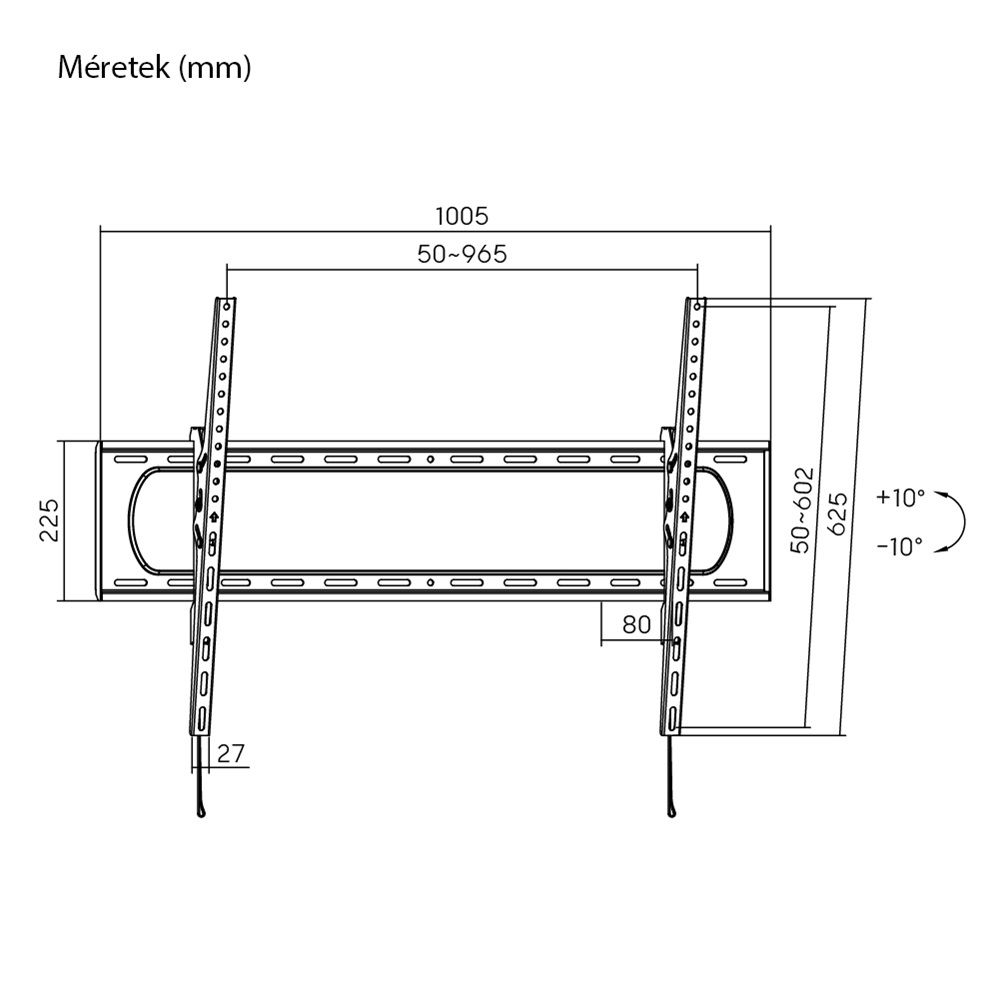 Stansson WM-60120-10 TV Wall mount 60