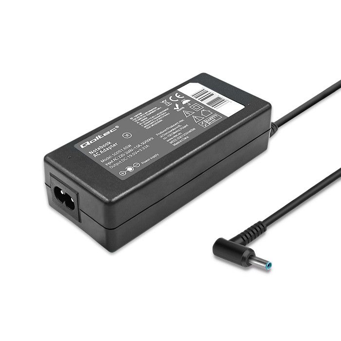 Qoltec 50051 19,5V / 3,33A 65W 4,5x3mm HP hálózati notebook töltő