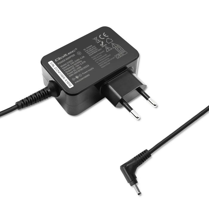 Qoltec 51032 19V / 2,37A 45W 3x1mm Asus hálózati notebook töltő