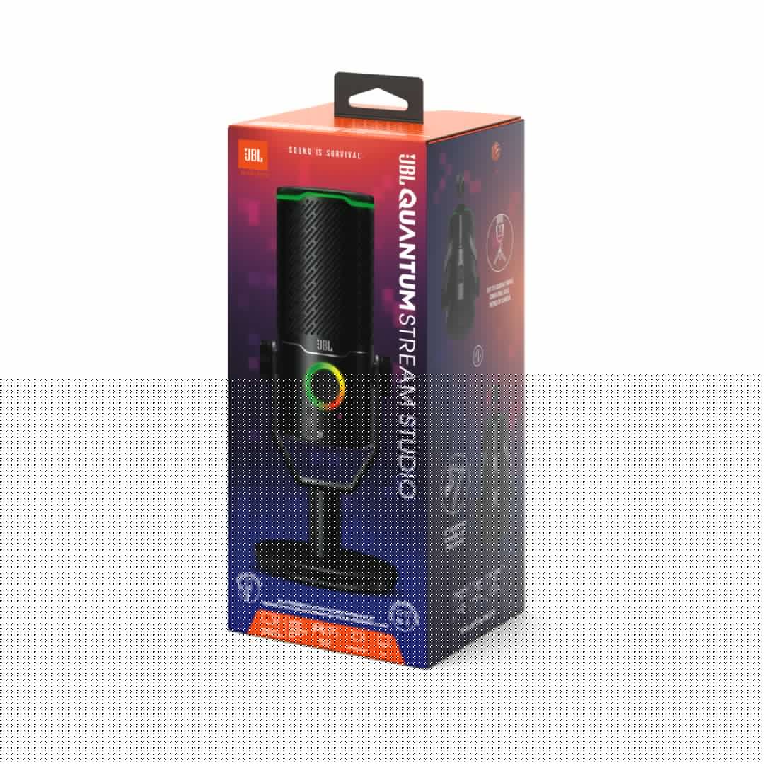JBL Quantum Stream Studio USB Streaming Microphone Black