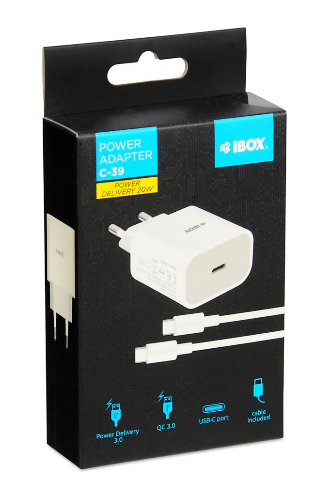 iBox C-39 20W Power Adapter White