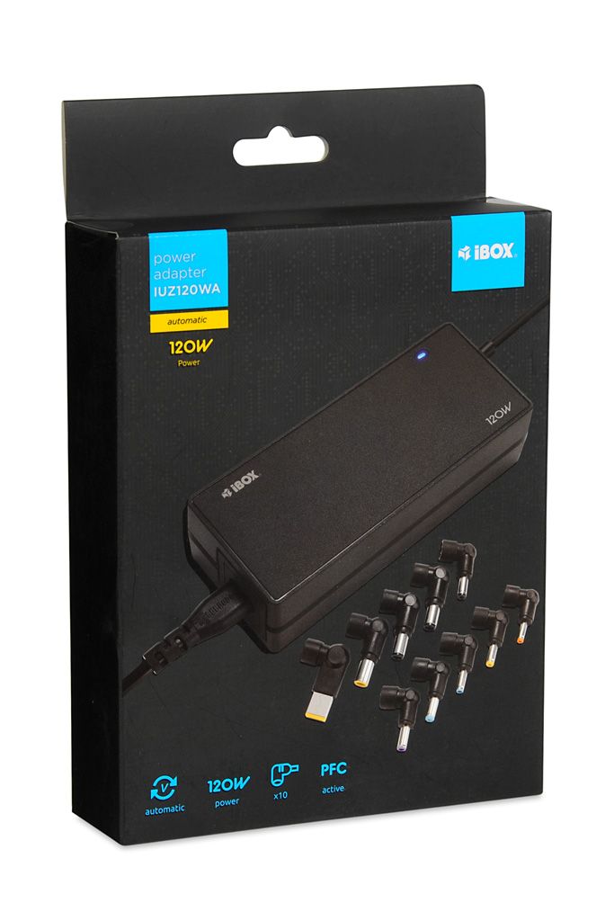 iBox IUZ120WA 15-24V / 6A 120W univerzális hálózati notebook töltő