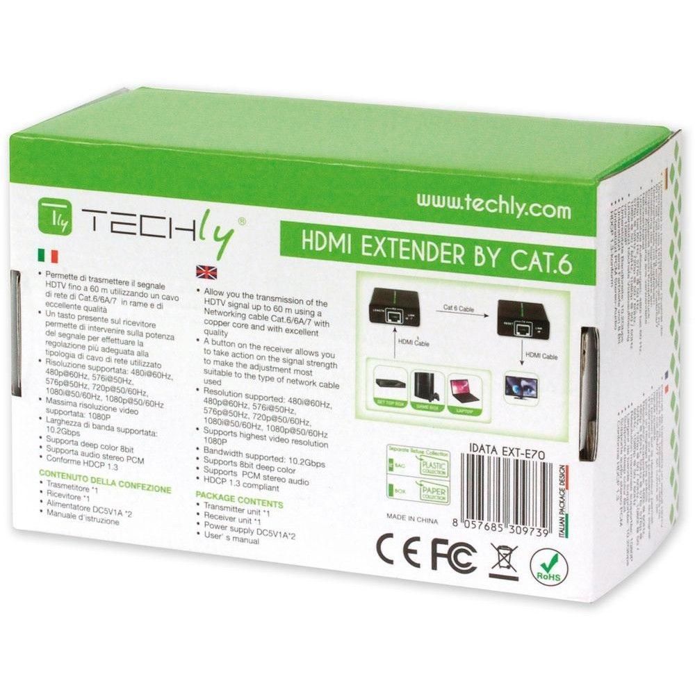 TECHLY  IDATA EXT-E70 HDMI Amplifier