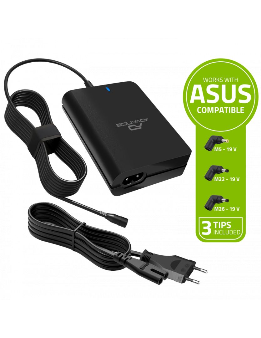 Advance PowerUp 20V / 4,5A 90W univerzális ASUS hálózati notebook töltő