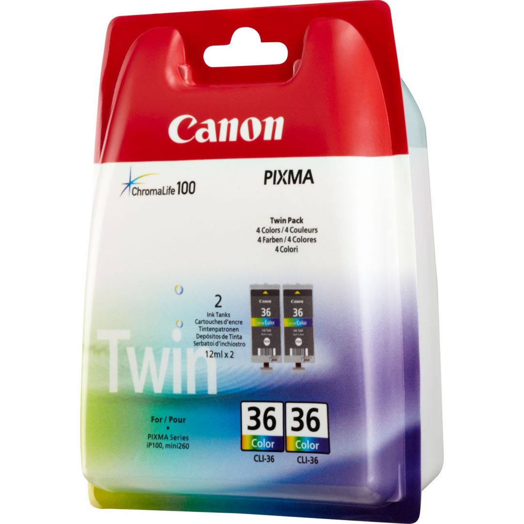 Canon CLI-36 Twin-Pack Color tintapatron
