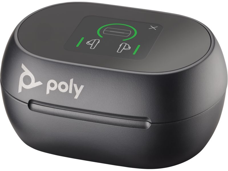 Poly Plantronics Voyager Free 60+ UC Touchscreen Charge Case for BT700 USB-A Bluetooth Adapter Black
